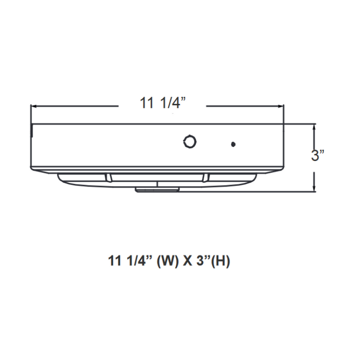 Westgate CXER-30-50W-MCTP-SR Round Garage Light, Selectable CCT & Wattage, Sensor Ready , White Finish, 120-277V