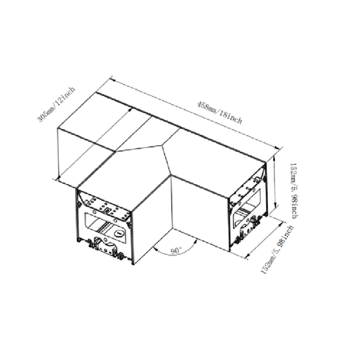 Westgate SCX6-L-MCTP L Type Built-in LED Module
