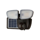 Halo SLFS2 LED Solar Floodlight, Twin Head, 2000 lm