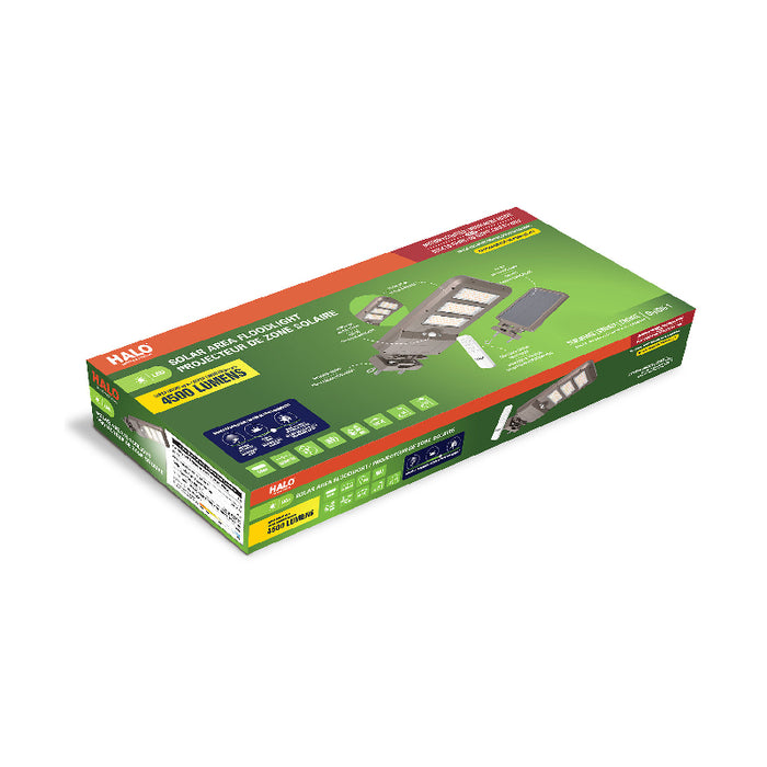 Halo SLST10 LED Solar Area Floodlight, 1000 lm