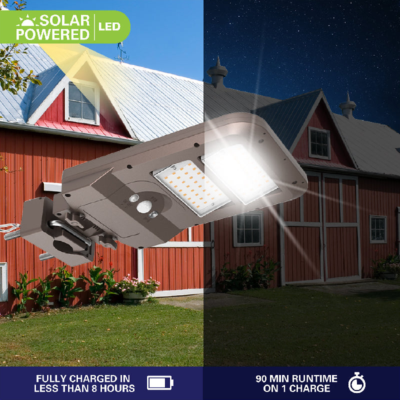 Halo SLST30 LED Solar Area Floodlight, 3000 lm