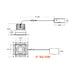 Envision LED 4" 15W Trimless-Line Square Downlight, 5CCT Selectable