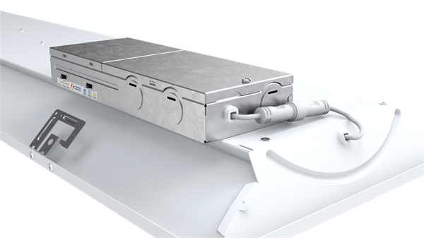 Lithonia Contractor Select STACK Switch 2x2 LED Center Element Lay-In Troffer, Switchable lumens 3000, 4000, 5000LM, Switchable CCT 3500K/4000K/5000K, 120-277V