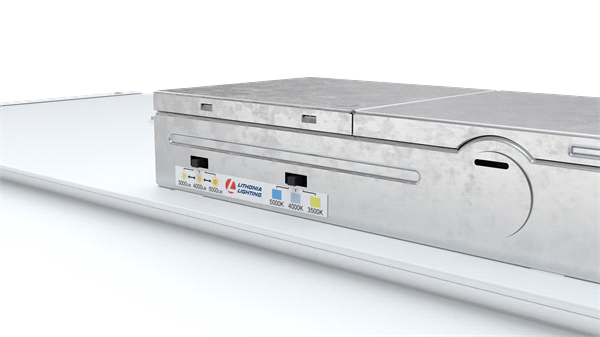 Lithonia Contractor Select STACK Switch 2x2 LED Center Element Lay-In Troffer, Switchable lumens 3000, 4000, 5000LM, Switchable CCT 3500K/4000K/5000K, 120-277V
