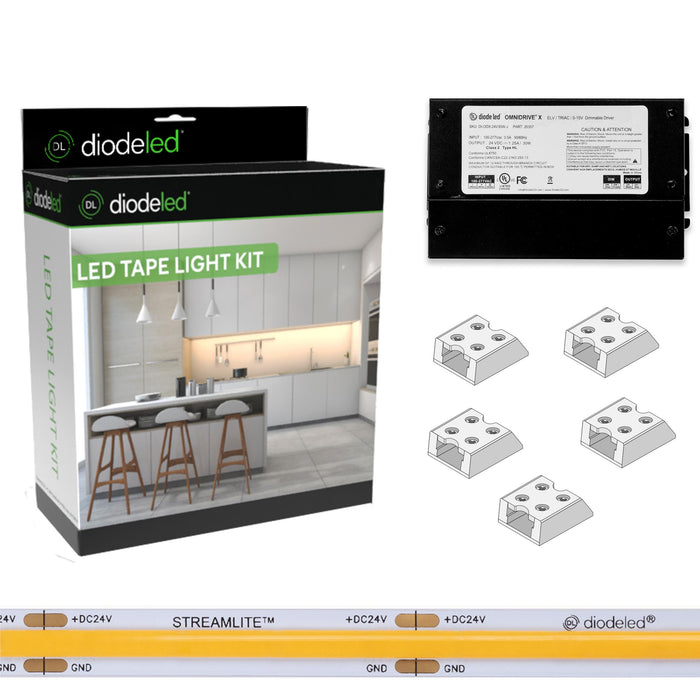 Diode LED Streamlite 24V LED Tape Light Kit