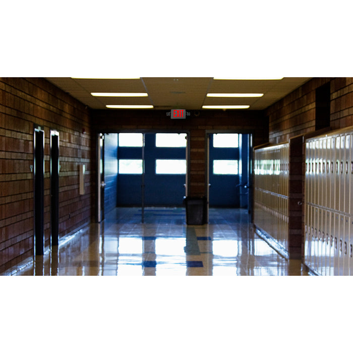 Sure-Lites APC7RGSQ30 Square Headed Combination LED Exit Sign and Emergency Light