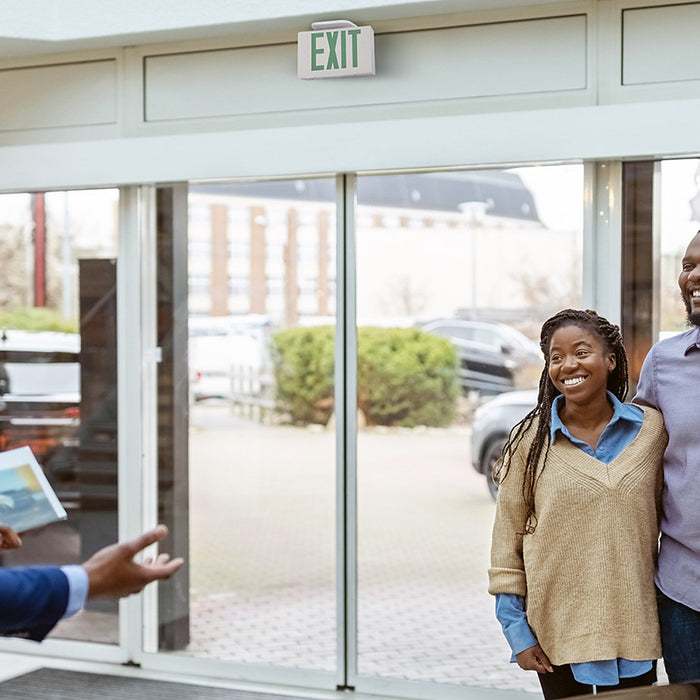 Sure-Lites APXH7RG Series LED Exit Sign with Remote Capability