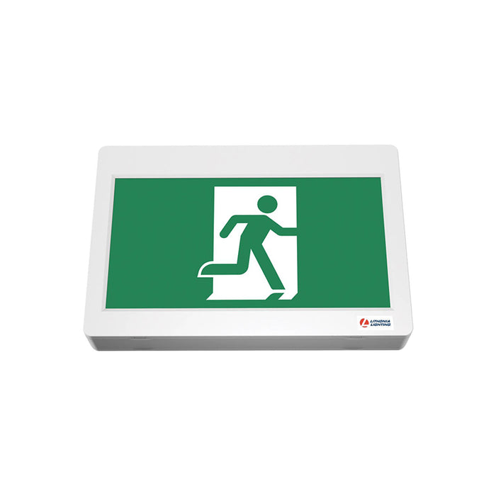 Lithonia Contractor Select TPERM Basics Running Man Sign, Single or Double Face, Universal Mounting
