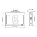 Lithonia Contractor Select TPERM Basics Running Man Sign, Single or Double Face, Universal Mounting