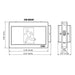 Lithonia Contractor Select TPERM Basics Running Man Sign, Single or Double Face, Universal Mounting