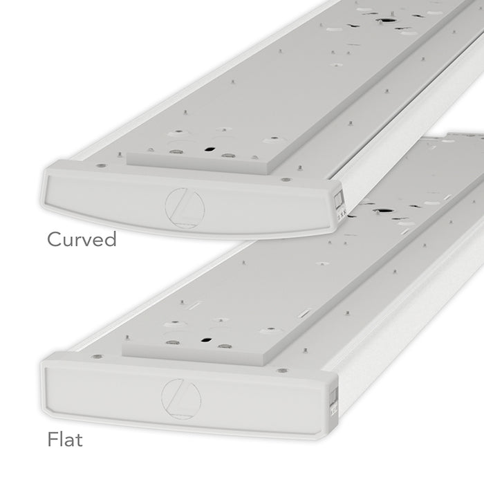 Lithonia Contractor Select TRUN 48 ALO4 CMP TruWrap 4-ft LED Wraparound, Narrow Body, Curved Microprismatic Diffuser, 3CCT & Lumen Selectable