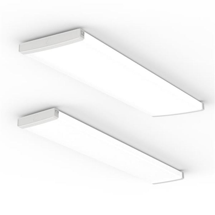 Lithonia Contractor Select TRUN 48 ALO4 FMP TruWrap 4-ft LED Wraparound, Narrow Body, Flat Microprismatic Diffuser, 3CCT & Lumen Selectable