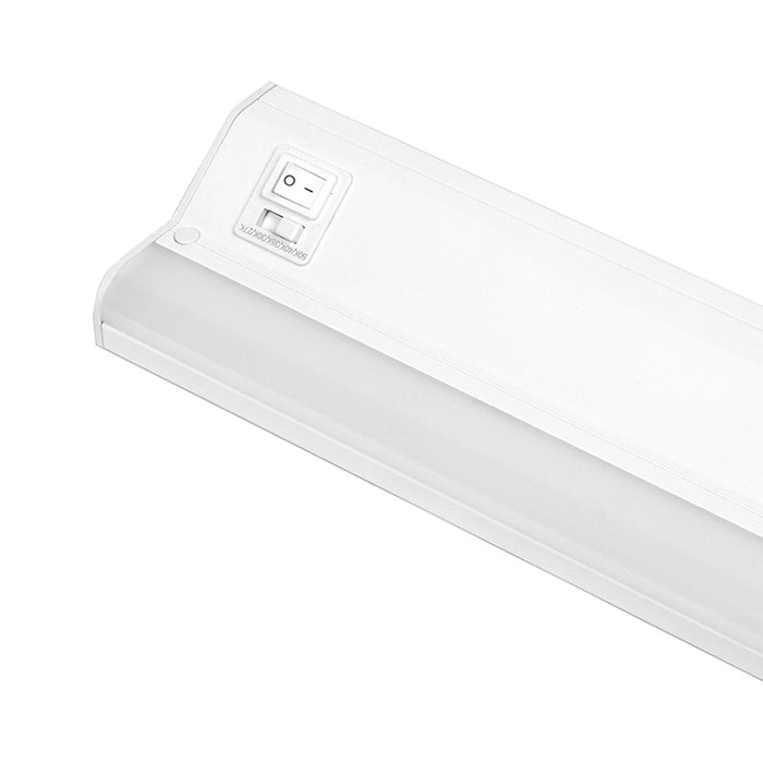 American Lighting UCRP Series LED Under Cabinet Light With Receptacles, 5CCT Selectable, 120V