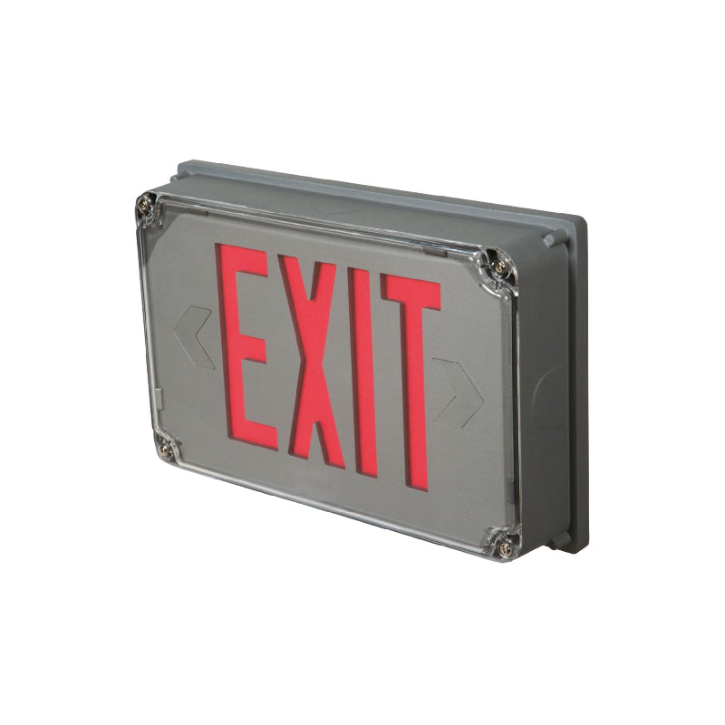 Sure-Lites UX7 Wet Location LED Exit Sign, Self Powered