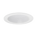 Juno Contractor Select V3034T 6" Round Full Baffle Trim with Torsion Springs, White