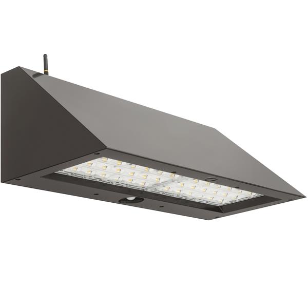 Lithonia WDGE4 LED P3 40K 18000 Lumen 80 CRI, R4 MVOLT SRM DDBXD LED Wall Pack