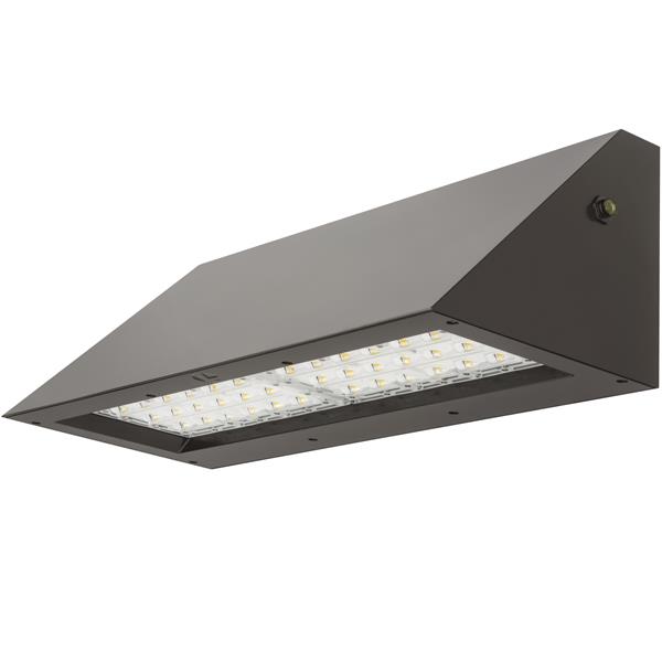 Lithonia WDGE4 LED P3 40K 18000 Lumen 80 CRI, R4 MVOLT SRM DDBXD LED Wall Pack