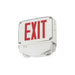 Lithonia WLTC 1 R TPS M4 LED Exit Combo, Universal Mount, Single Face, Red Letters, White Housing, Tamperproof Screw Hardware