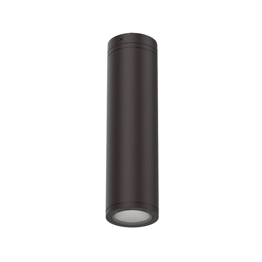 Lithonia Contractor Select WMCL 4" 19W LED Wall Mount Cylinder Light with On/Off Photocell, 3CCT Selectable, 120-347V, Dark Bronze