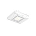 Lithonia XPCNY LED ALO1 SWW2 88W Max LED Canopy Light, 3CCT & Lumens Selectable, 80 CRI, Flat PC Clear Lens, 120-277V