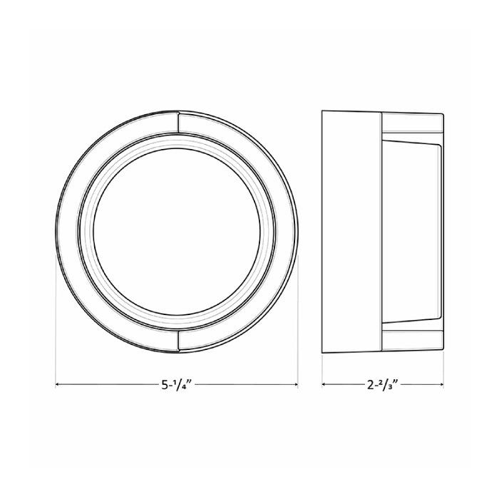 Westgate LVW-100-MCT 3W LED Outdoor Mini Wall Sconce