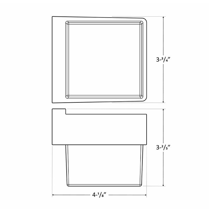 Westgate LVW-210-MCT 6W LED Outdoor Mini Wall Sconce