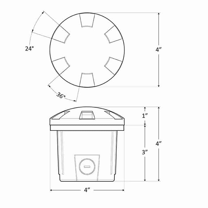 Westgate WLL-159 6W LED Well/Path Light