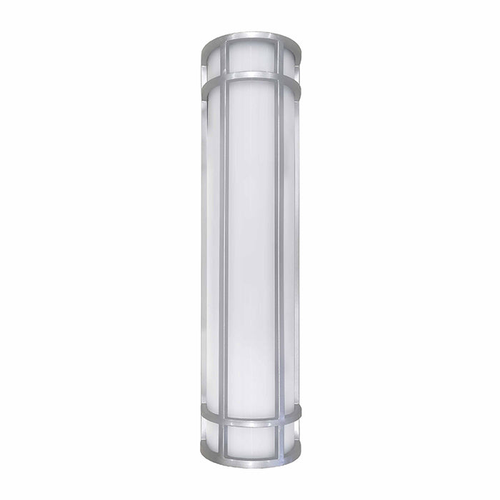 Westgate LDSXL-MCT-DD 25W 24" Tall LED Outdoor Wall Sconce, CCT Selectable, 1800 Lumens,  120-277V