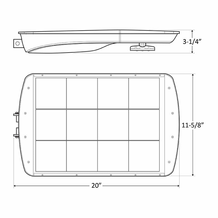 Westgate SOLF 17W LED Solar Flood Light, 5000K