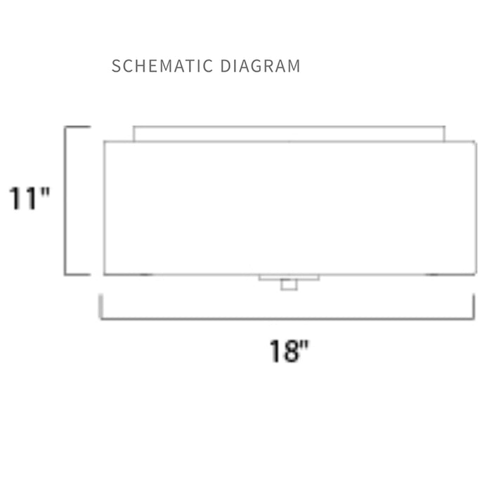Maxim 10014 Bongo 3-lt 18" Semi-Flush Mount / Pendant