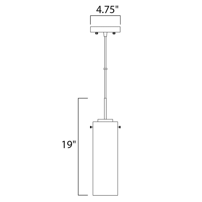 Maxim 10194 Scope 1-lt 5" LED Medium Pendant
