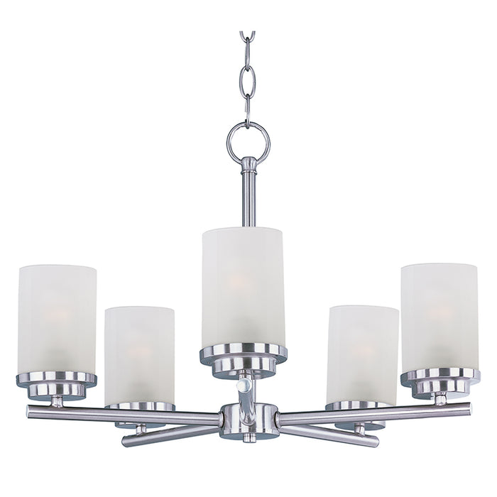 Maxim 10205FT Corona 5-lt 22" Chandelier, Frosted Glass