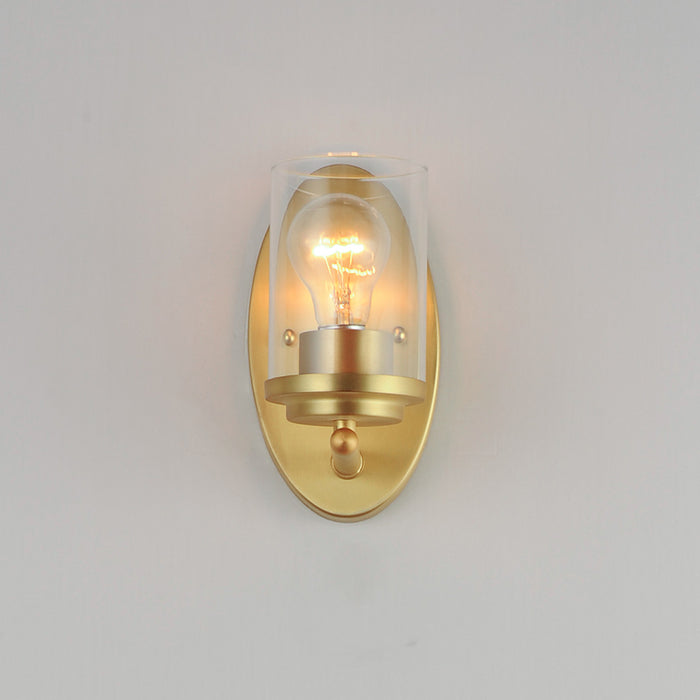 Maxim 10211CL Corona 1-lt 8" Tall Wall Sconce