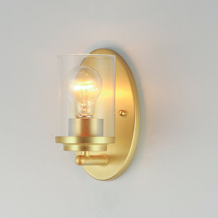 Maxim 10211CL Corona 1-lt 8" Tall Wall Sconce