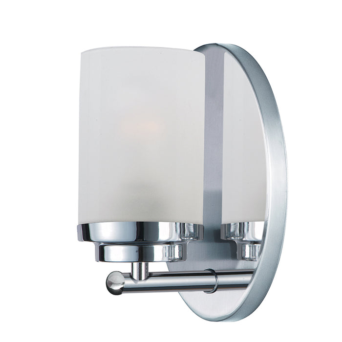 Maxim 10211CL Corona 1-lt 8" Tall Wall Sconce, Frosted Glass