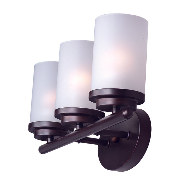 Maxim 10213FT Corona 3-lt 19" Bath Vanity, Frosted Glass