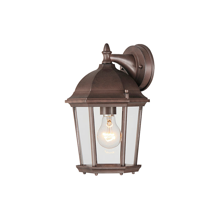 Maxim 1024 Builder Cast 1-lt 12" Tall Outdoor Wall Lantern