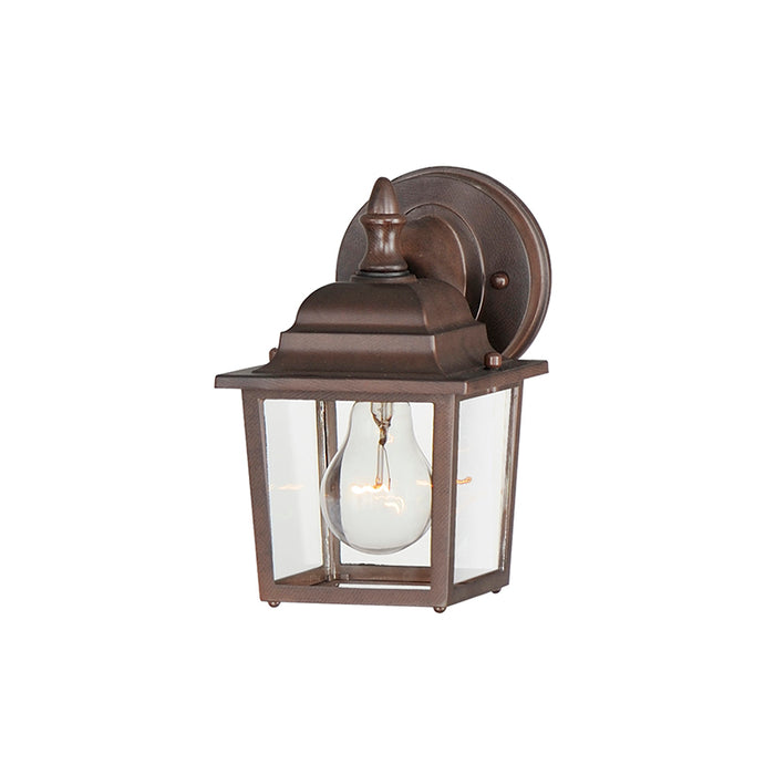 Maxim 1025 Builder Cast 1-lt 9" Tall Outdoor Wall Lantern