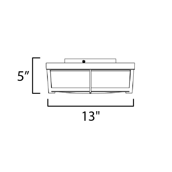 Maxim 10272 Rogue 2-lt 13" Flush Mount
