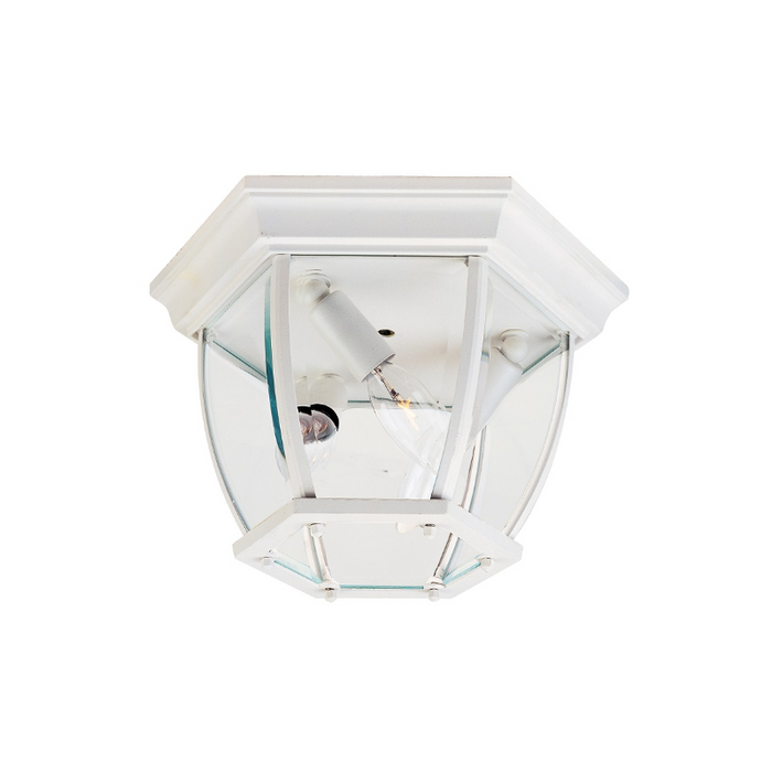 Maxim 1029 Crown Hill 3-lt 11" Outdoor Flush Mount