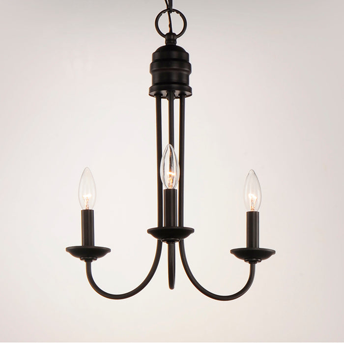 Maxim 10343 Logan 3-lt 16" Candle Chandelier