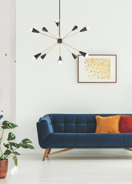 Maxim 11268 Lovell 10-lt 32" LED Pendant