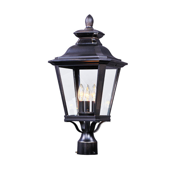 Maxim 1131 Knoxville 3-lt 24" Tall Outdoor Post Mount