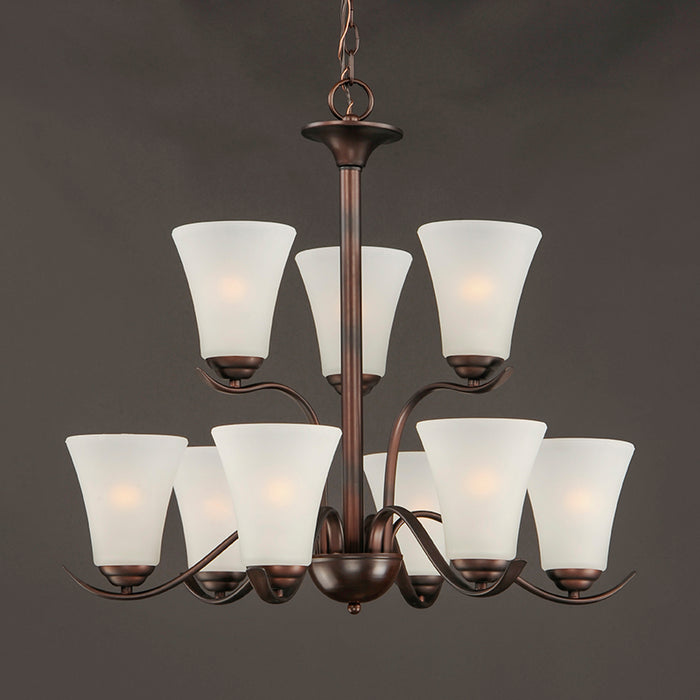 Maxim 12076FT Vital 9-lt 26" Chandelier