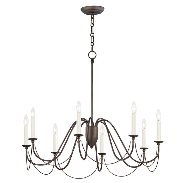 Maxim 12168 Plumette 8-lt 36" Chandelier