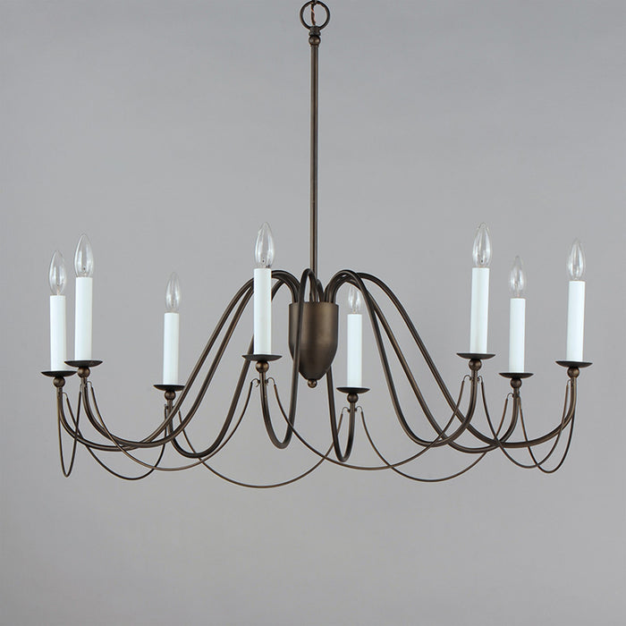 Maxim 12168 Plumette 8-lt 36" Chandelier