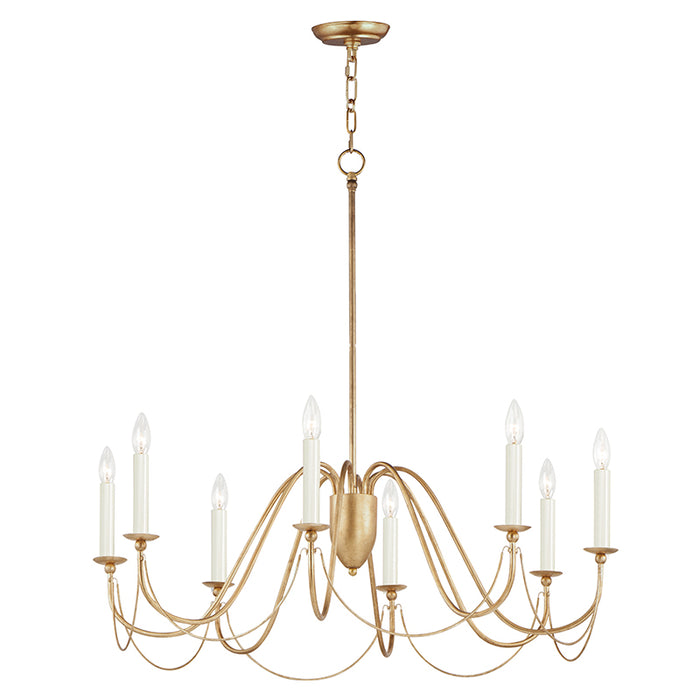 Maxim 12168 Plumette 8-lt 36" Chandelier