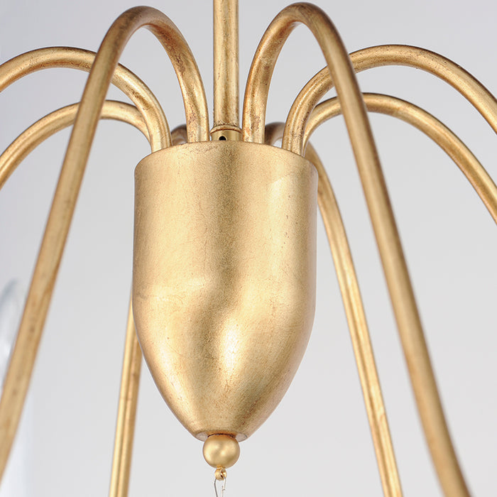 Maxim 12168 Plumette 8-lt 36" Chandelier with Crystal