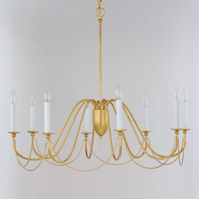 Maxim 12168 Plumette 8-lt 36" Chandelier