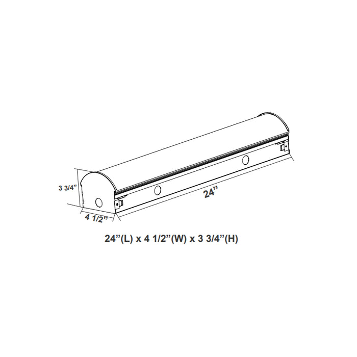 Westgate LSL 2FT 20W LED Strip Light, CCT